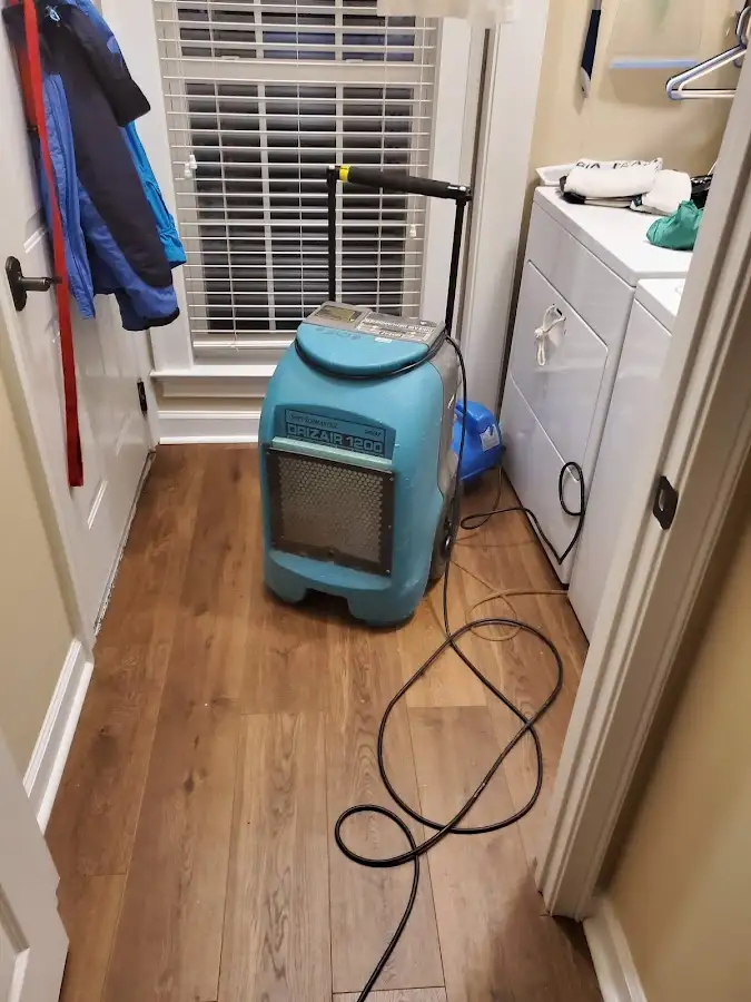 Commercial dehumidifier deployed for Flood Damage Cleanup in Lihue